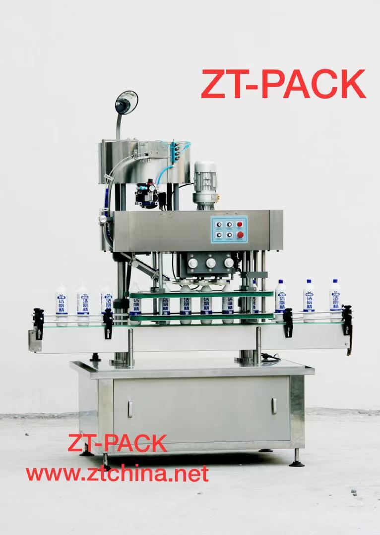 Máquina automática de prensado de tapas de tipo lineal